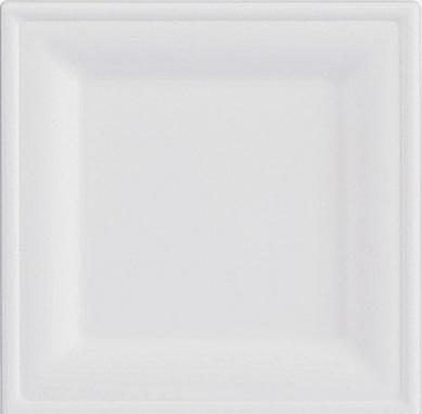 Biodegradable Plant Fiber Tablewares White-colored Products Plate